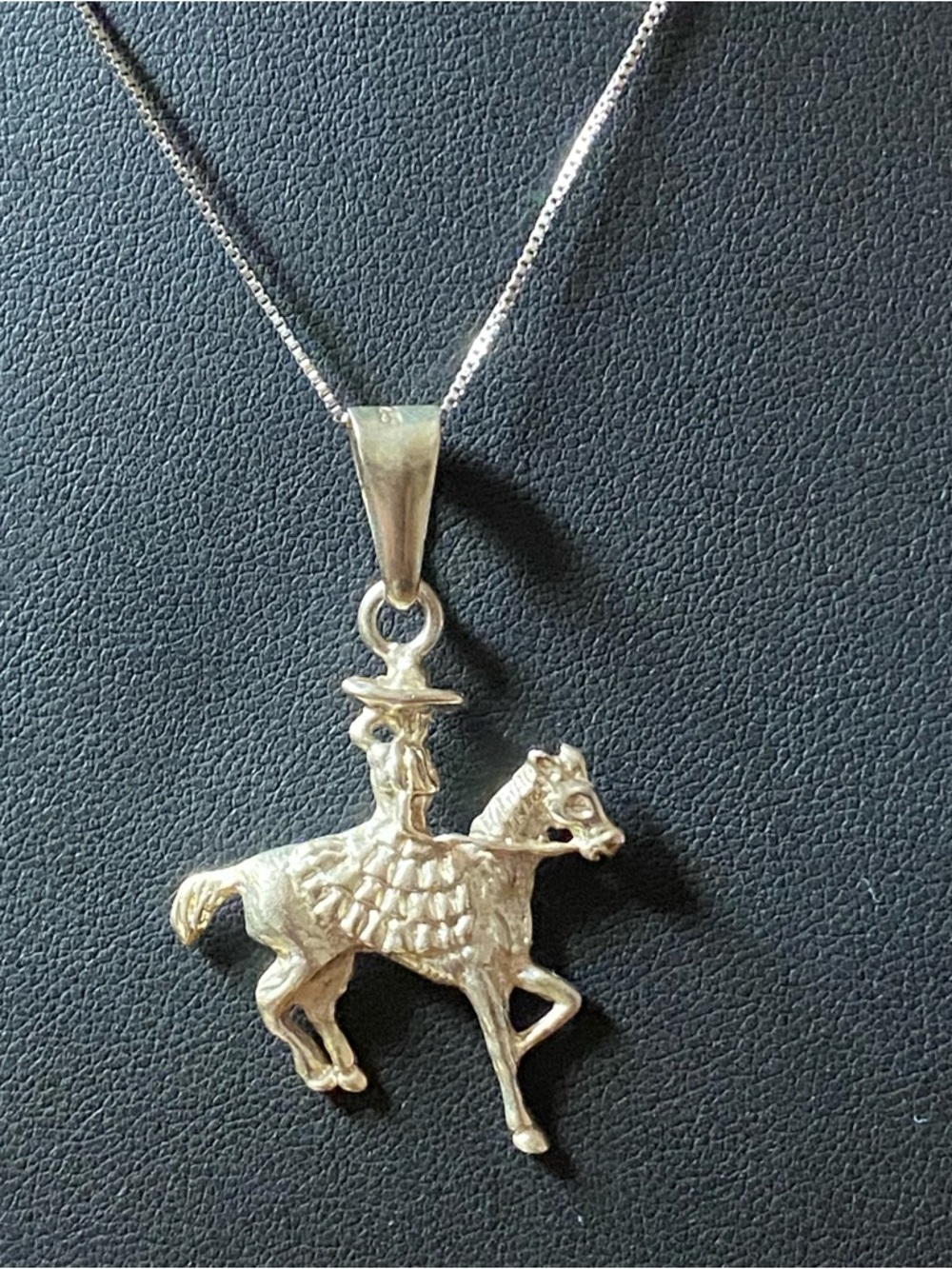 925 Sterling Horse Pendant Necklace